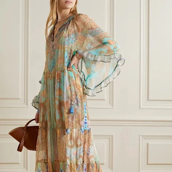 Camilla long embellished dress - Picture 4 of 11